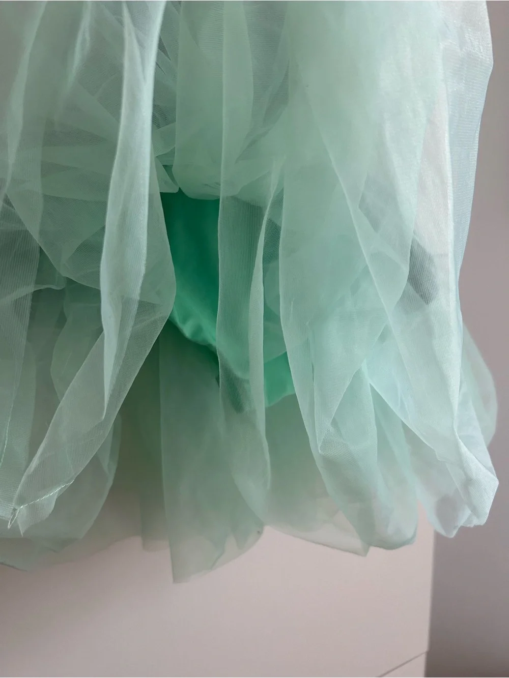 Revolution Navy and Mint Sequin Tulle Girls Dance Costume Dress - MC